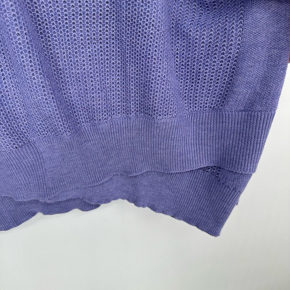 Heyson Fine Knit Lavender Layered Hem Sweater size 2X Long Sleeve NWT - Picture 5 of 12